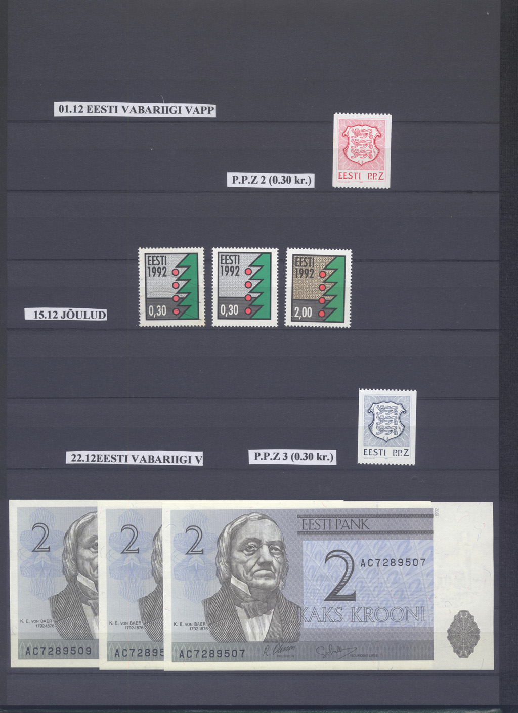2 EEK currency interesting find.